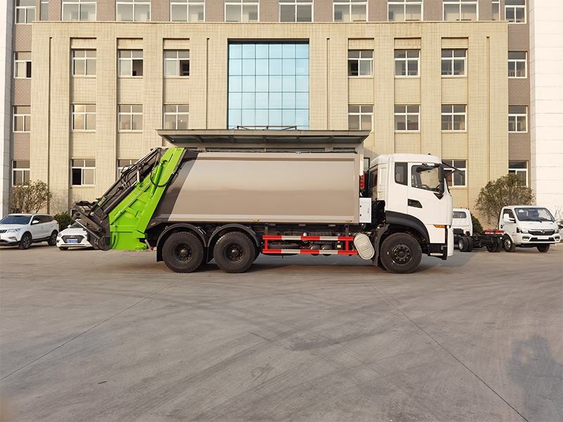 东风天龙  21方压缩垃圾车