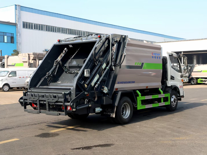 江淮骏铃V5压缩垃圾车 容积7立方米