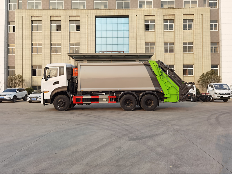 东风天龙  21方压缩垃圾车