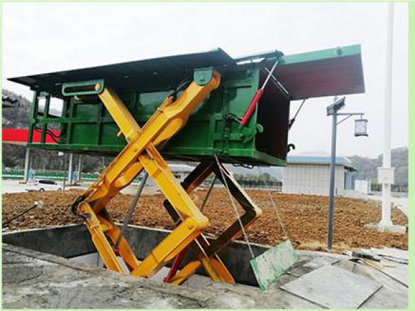 地埋式垃圾压缩站（侧举）